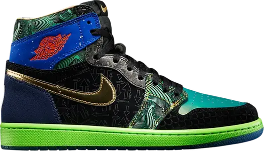Кроссовки Air Jordan 1 High What The Doernbecher, разноцветный
