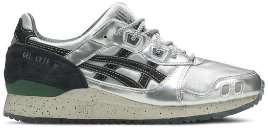Кроссовки hundred% x sneakerlah x gel lyte 3 'kuala lumpur twin towers' Asics, серебряный