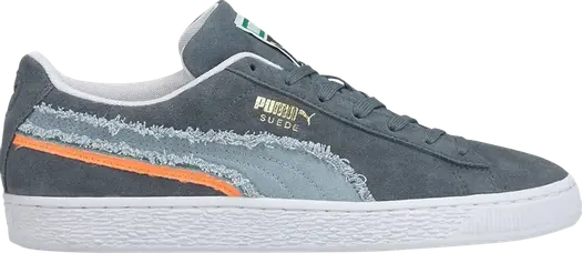 Кроссовки Puma Suede Triplex Denim - Dark Slate, серый