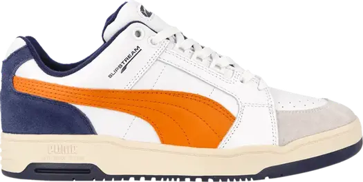 Кроссовки Puma Slipstream Lo Retro White Vibrant Orange, белый