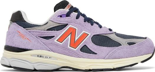 Кроссовки New Balance Teddy Santis x 990v3 Made in USA 'Raw Amethyst', фиолетовый