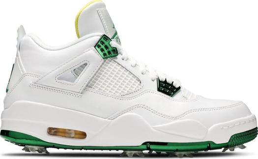 Кроссовки Air Jordan 4 Golf Masters Tournament, белый