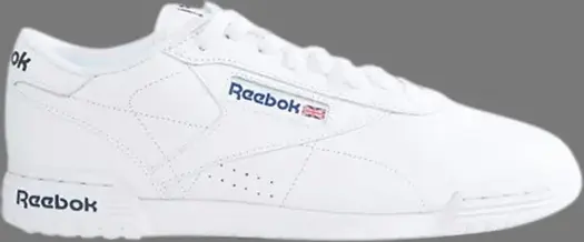 Кроссовки ex-o-fit 'white royal blue' Reebok, белый