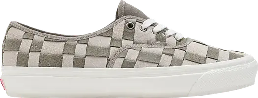 Кроссовки Vans Authentic 44 DX Woven Check - Brown Khaki, коричневый