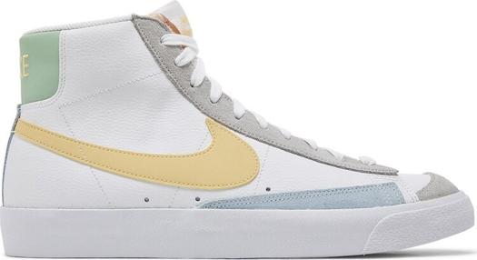 Лимитированные кроссовки Nike Blazer Mid '77 Vintage 'White Lemon Wash', белый