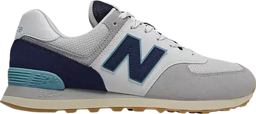 Кроссовки New Balance 574 Core Plus, серый/синий