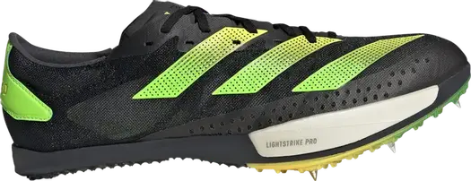Кроссовки Adidas Adizero Ambition 'Black Solar Green', черный