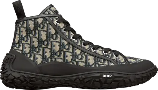 Кроссовки Dior B28 High Dior Oblique - Beige Black, коричневый