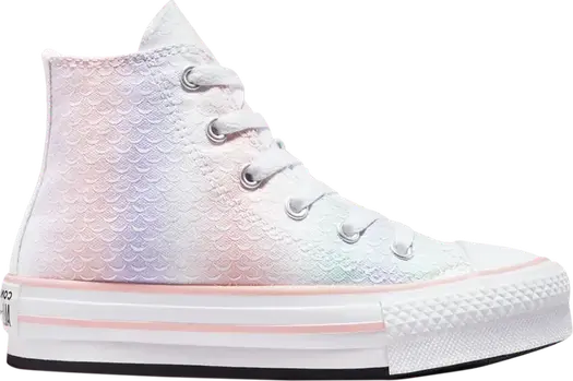 Кроссовки Converse Chuck Taylor All Star Lift Platform High PS Mermaid Scales, белый