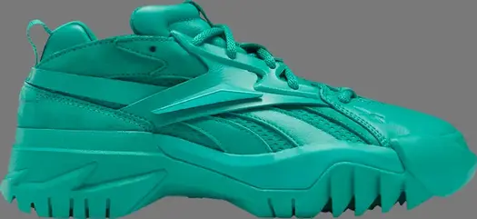 Кроссовки cardi b x wmns club c v2 'emerald' Reebok, зеленый