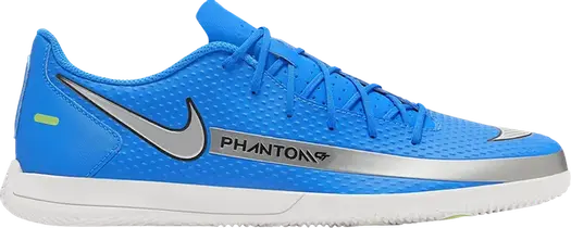Кроссовки Nike Phantom GT Club IC 'Photo Blue Metallic Silver', синий