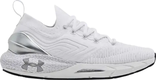 Кроссовки Under Armour HOVR Phantom 2 IntelliKnit Metallic White Silver, белый