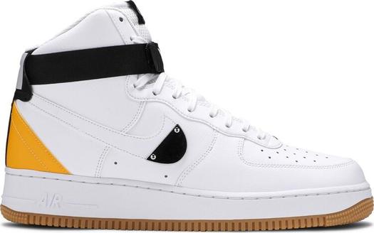 Кроссовки Nike NBA x Air Force 1 High '07 LV8 'White University Gold', белый