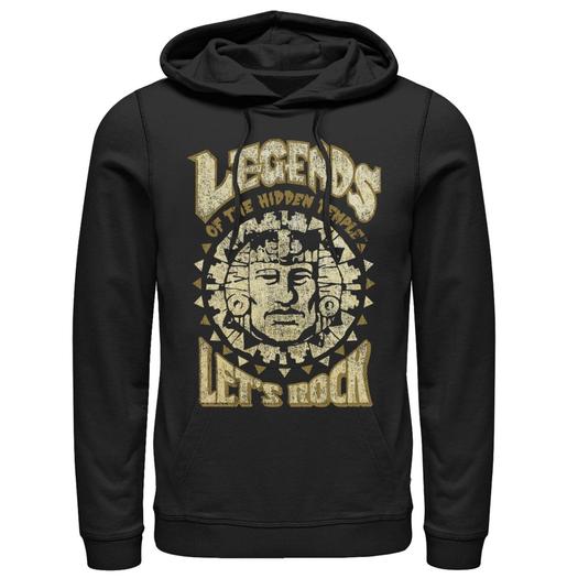 Мужской пуловер с капюшоном Hidden Temple Let's Rock Licensed Character