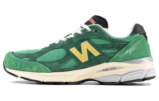 New Balance 990v3 MiUSA Тедди Сантис Зеленый Золотой