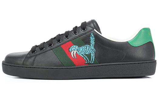Кроссовки мужские Gucci ACE, низкие, черные
