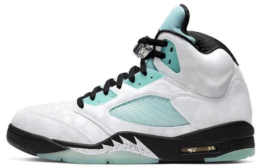 Кроссовки Jordan Air Jordan 5 Vintage Basketball Unisex, белый/светло-голубой/черный