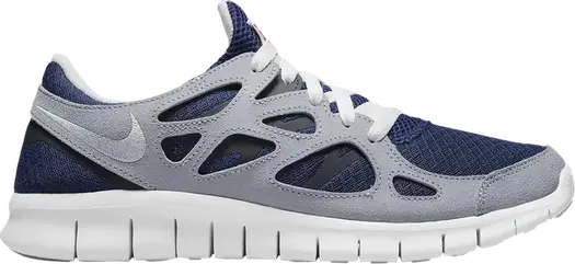 Кроссовки Nike Free Run 2 'Midnight Navy Wolf Grey', синий