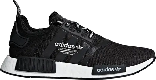 Кроссовки Adidas NMD_R1 'Logo Pack', черный
