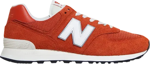 Кроссовки New Balance х size? 574 College Pack, оранжевый