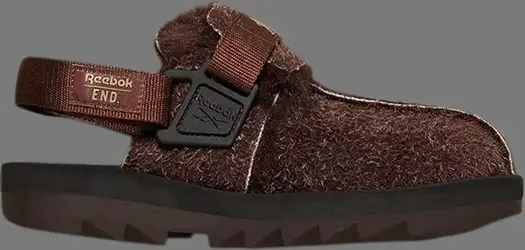 Кроссовки end. x beatnik sandal 'reported sightings - big foot' Reebok, коричневый