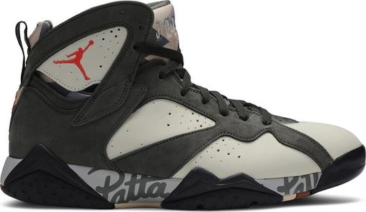 Кроссовки Patta x Air Jordan 7 Retro SP Icicle, зеленый