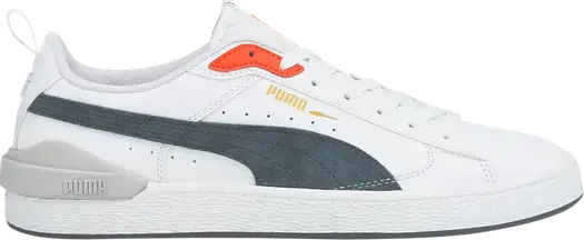 Кроссовки Puma Suede Bloc White Dark Slate, белый