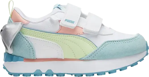 Кроссовки Puma Rider FV Bow Little Kid Pistachio Light Aqua, зеленый