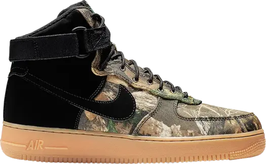 Кроссовки Nike Realtree x Air Force 1 High 'Brown Camo', коричневый
