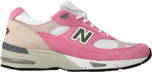 Лимитированные кроссовки New Balance PaperBoy Paris x La MJC x 991 Made In England 'ALL GONE', розовый