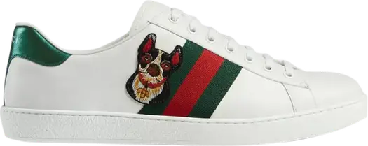 Кроссовки Gucci Ace Year of the Dog, белые