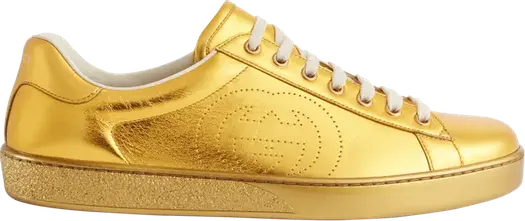 Кроссовки Gucci Ace Interlocking G - Gold, золотой