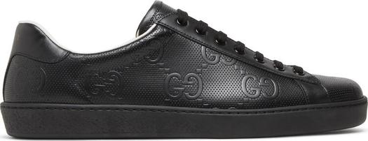 Кроссовки Gucci Ace GG Embossed, черные