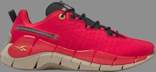 Кроссовки the money heist x zig kinetica 2 'red jumpsuit' Reebok, красный