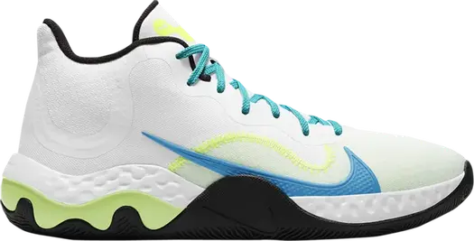 Кроссовки Nike Renew Elevate 'White Volt Light Blue Fury', белый