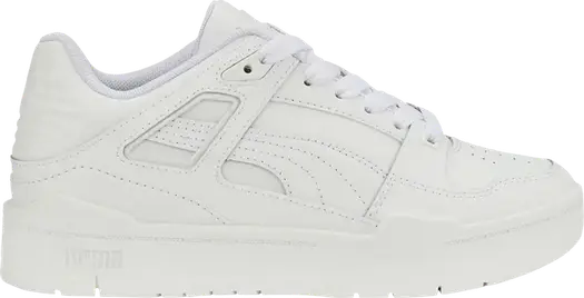 Кроссовки Puma Slipstream Leather Jr Triple White, белый