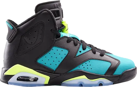 Кроссовки Air Jordan 6 Retro GG Turbo Green, черный