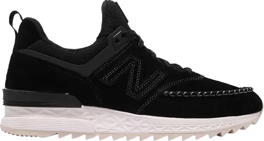 Кроссовки New Balance 574, черный/светло-розовый