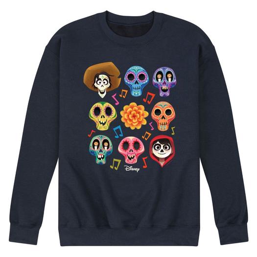 Мужской свитшот с изображением сахарного черепа Disney/Pixar Coco в сетку Licensed Character