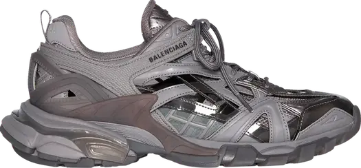 Кроссовки Balenciaga Track.2 Sneaker Clear Sole, серый