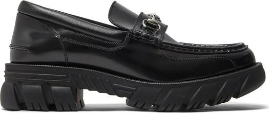Кроссовки Gucci Horsebit Loafer Black, черные