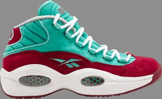 Кроссовки sneakersnstuff x question mid 'a shoe about nothing' Reebok, красный