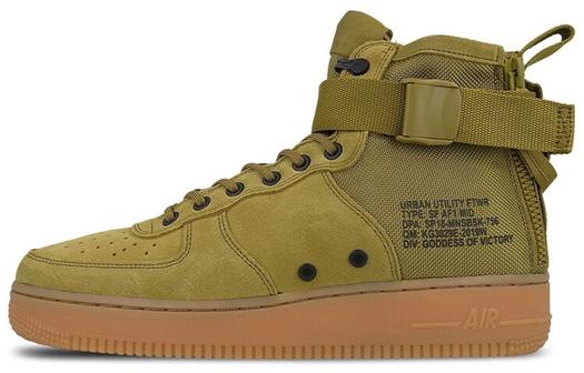 Кроссовки Nike Sf Af1 Mid Desert Moss Desert Moss