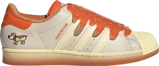 Кроссовки Adidas Melting Sadness x Superstar 'Hotdog', оранжевый