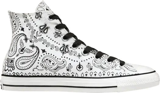 Кроссовки Converse Sammy Baca x Chuck Taylor All Star Pro High Bandana Print, белый