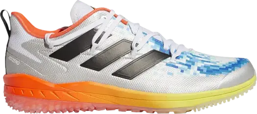Кроссовки Adidas Afterburner 8 KO TF 'Pixelated', серебряный