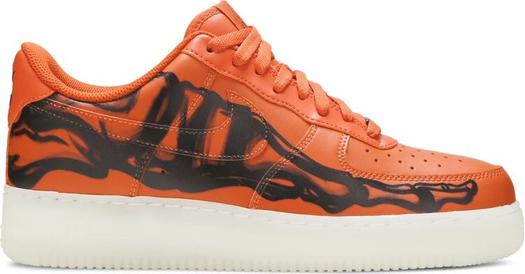 Кроссовки Nike Air Force 1 Low 'Orange Skeleton', оранжевый