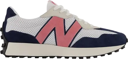 Кроссовки New Balance 327 'White Natural Pink', белый