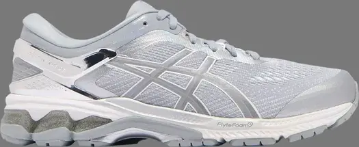 Кроссовки gel kayano 26 platinum 'piedmont grey silver' Asics, серый