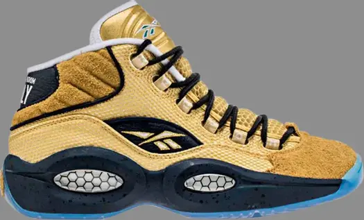 Кроссовки question mid ebc 'rucker park' Reebok, золото